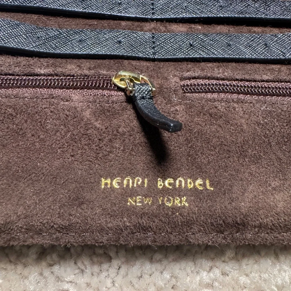 Henri Bendel West 57th Jewelry Case‎ Saffiano Leather Travel Organizer